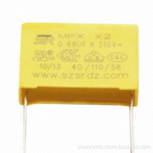 New Interferon Suppression Capacitor with 310V AC, X2 Class, UL Mark, Customized Designs Accepted